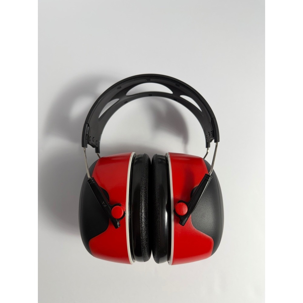 3M PRO-GRADE 90565 Hearing Protection Earmuffs 30dB NRR Red Black Adjustable